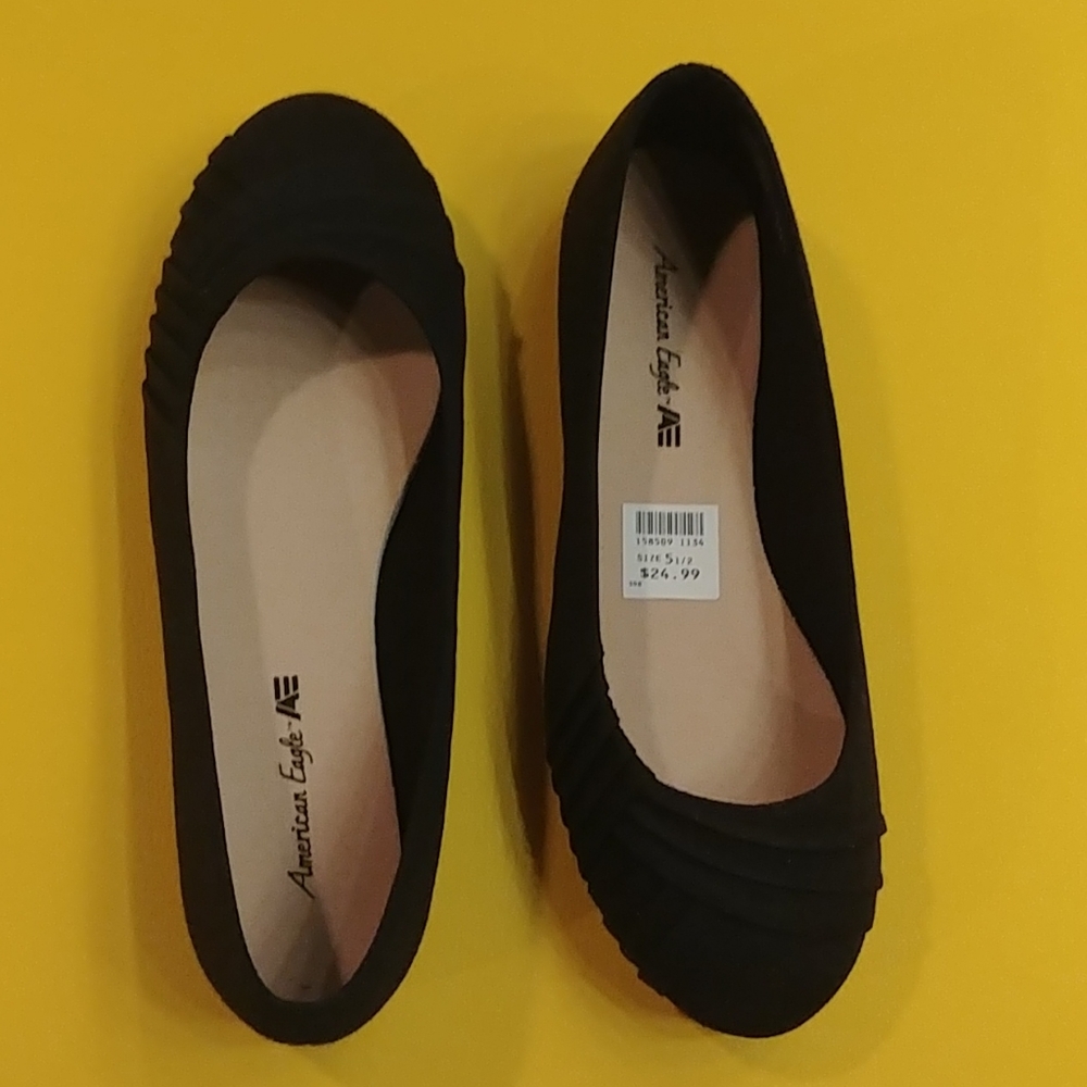 American Eagle Black Flats